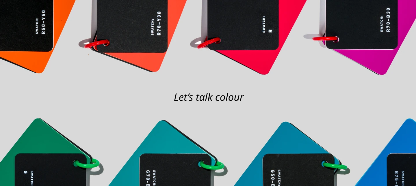 home page - let's talk colour